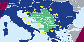 L'adhésion des Balkans occidentaux à l'Ue est susceptible d'avoir lieu, favorisée par le positionnement stratégique de la région