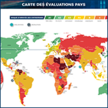 Carte des évaluations du risque pays Coface T4 2022